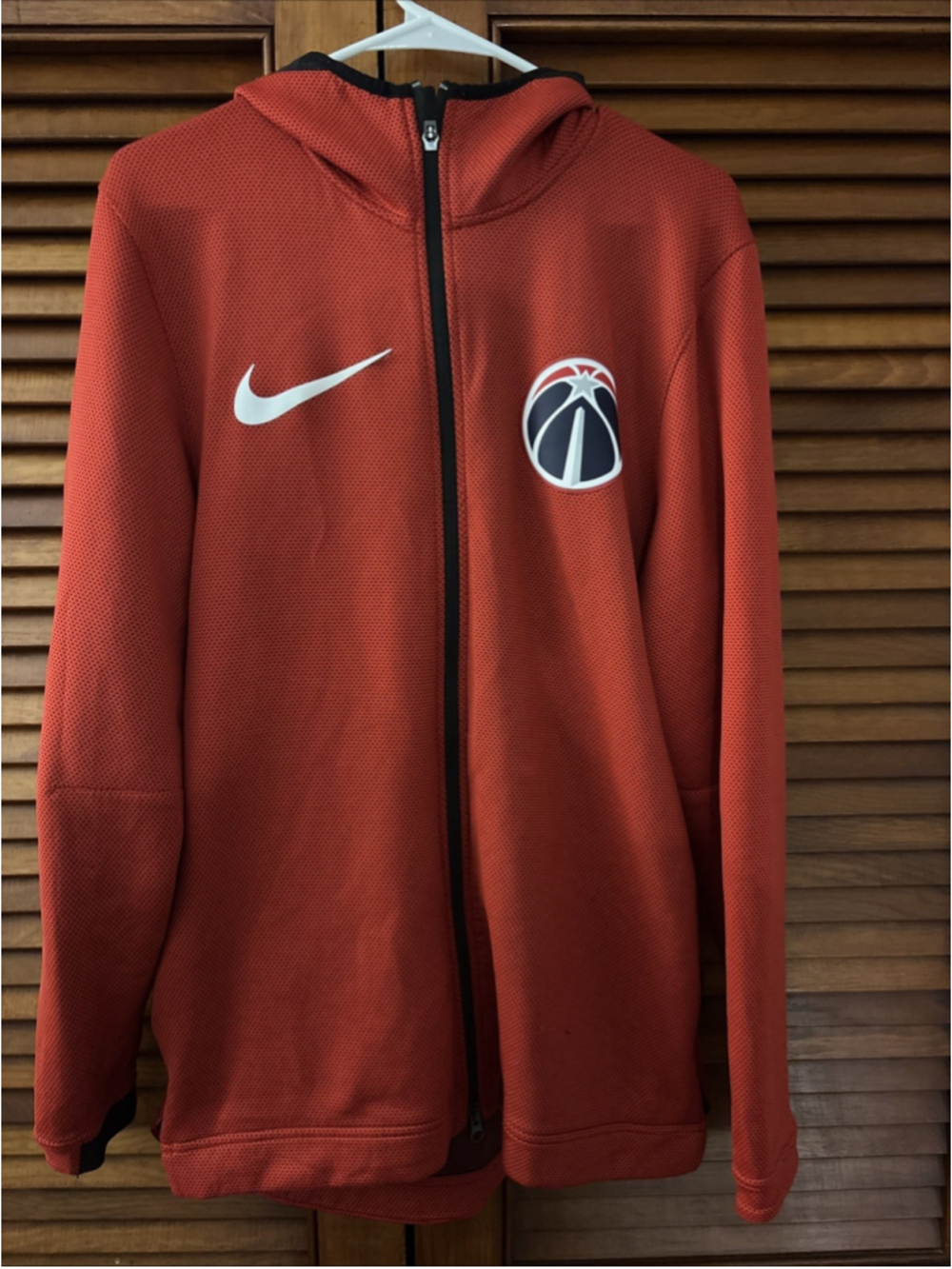Washington Wizards Nike Dri-Fit Full Zip Hoodie Hooded Sweatshirt Jacket Size M